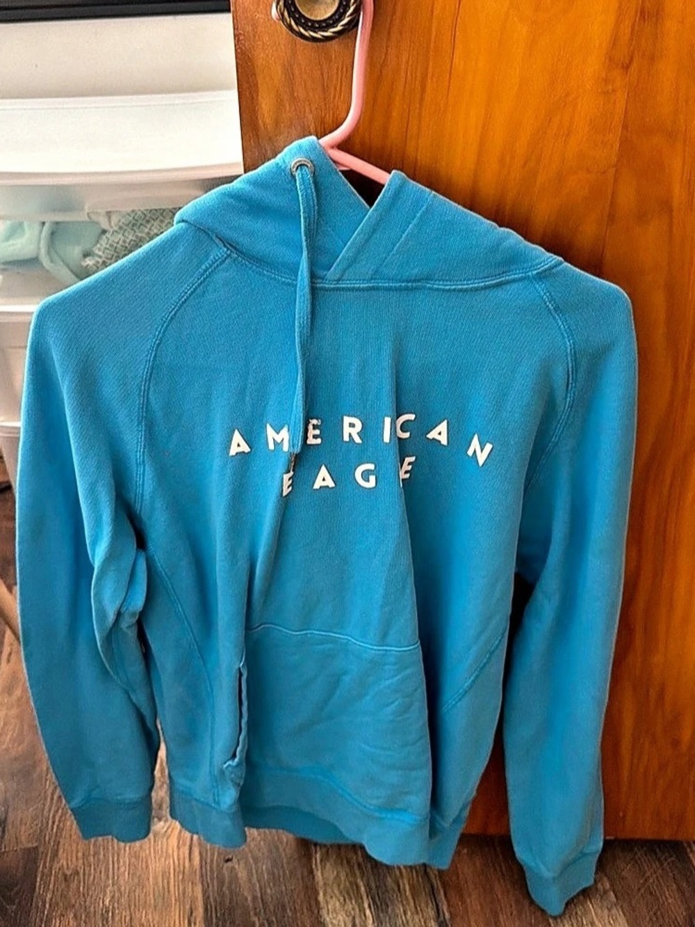 American Eagle Blue Pullover Hoodie Like New